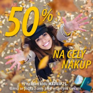 Celý víkend můžete na našem e-shopu nakupovat s 50% slevou. A už si můžete vybrat i vánoční balení😉 ✔️...